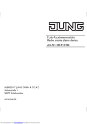 Jung 500.518.924 Handbuch