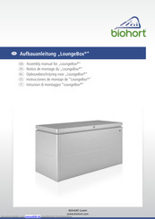 Biohort LoungeBox Aufbauanleitung