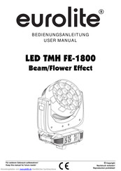 EuroLite LED TMH FE-1800 Bedienungsanleitung