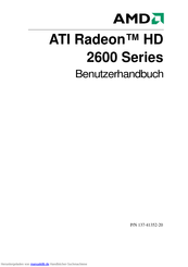 AMD ATI Radeon HD 2600 Benutzerhandbuch