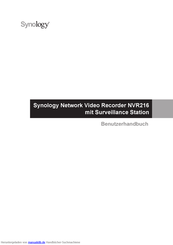 Synology NVR216 Benutzerhandbuch