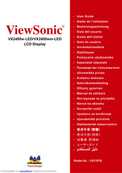 ViewSonic VX2450wm-LED Bedienungsanleitung
