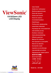 ViewSonic VX1932wm-LED Bedienungsanleitung