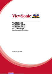 ViewSonic VS14589 Bedienungsanleitung