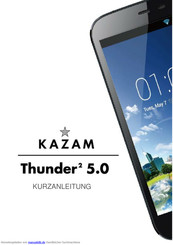 KaZAM Thunder 25.0 Kurzanleitung