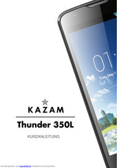 KaZAM Thunder 350L Kurzanleitung