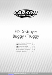 Carson FD Destroyer Truggy Betriebsanleitung