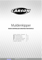 Carson Muldenkipper Betriebsanleitung