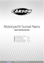 Carson Sunset Nano Betriebsanleitung