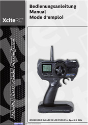 XciteRC XRC-3i LCD FHSS Pro-Spec Bedienungsanleitung