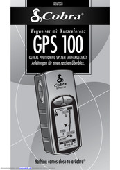 Cobra GPS 100 Handbuch