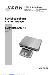 KERN KMS-TM Betriebsanleitung