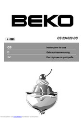Beko CS 234020 DS Gebrauchsanweisung
