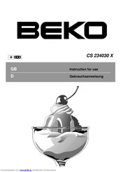 Beko CS 234030 X Gebrauchsanweisung