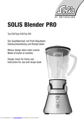 SOLIS Blender PRO 839 Gebrauchsanleitung