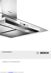 Bosch DIB097A50 Edelstahl Box-Design Inselesse 90 cm Gebrauchsanleitung