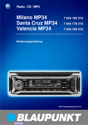 Blaupunkt Santa Cruz MP34 Bedienungsanleitung