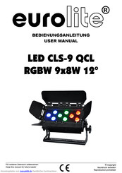 EuroLite CLS-90 Bedienungsanleitung