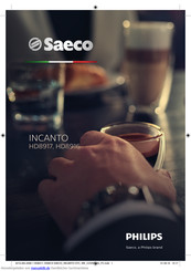 Saeco Incanto HD8917 Bedienungsanleitung