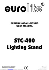 EuroLite STC-400 Lighting Stand Bedienungsanleitung