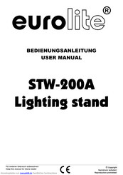 EuroLite STW-200A Lighting stand Bedienungsanleitung