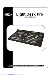 SHOWTEC Light Desk Pro 512 Anleitung