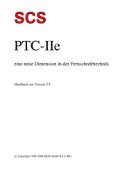 SCS PTC-IIe Handbuch