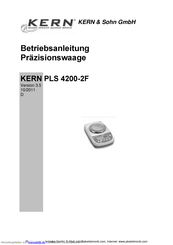 KERN PLS 4200-2A Betriebsanleitung