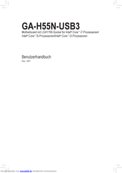 Gigabyte GA-H55N-USB3 Benutzerhandbuch