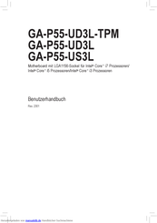 Gigabyte GA-P55-UD3L Benutzerhandbuch