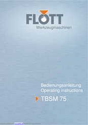 Flott TBSM 75 Bedienungsanleitung