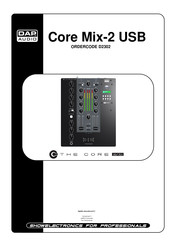 DAPAudio Core Mix-2 USB Anleitung