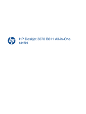 HP Deskjet 3070 B611 All-in-One-Serie Benutzerhandbuch