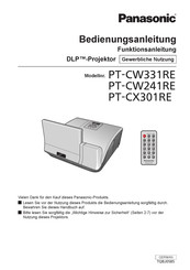 Panasonic PT-CW331RE Bedienungsanleitung