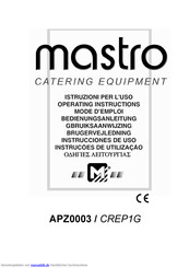 mastro CREP1G Bedienungsanleitung