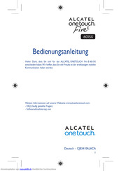 Alcatel ONETOUCH Fire E 6015X Bedienungsanleitung