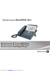 Alcatel-Lucent IP Touch 4038 Handbuch
