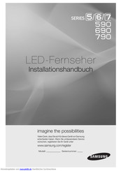 Samsung HG46EA590LS Installationshandbuch