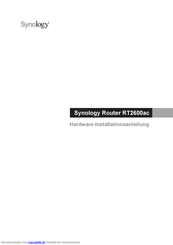 Synology RT2600ac Installationsanleitung