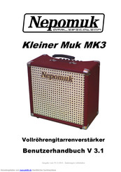 NEPOMUK Kleiner Muk MK3 Benutzerhandbuch