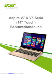 Acer Aspire V7-481P Benutzerhandbuch