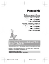 Panasonic KXTG7851G Bedienungsanleitung