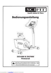 SCIFIT ISO1000 Fitnessrad Bedienungsanleitung