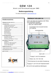 EcoStarter GSM 12A Bedienungsanleitung