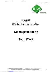 B+W FLAER ST-K Montageanleitung