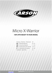 Carson Micro X-Warrior Betriebsanleitung