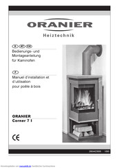 Oranier Corner 7 I Bedienungs- Und Montageanleitung Für Kaminofen