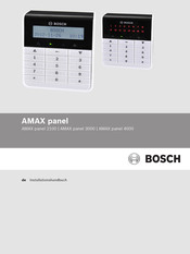 Bosch AMAX panel 3000 Installationshandbuch