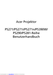 Acer P5281 Benutzerhandbuch