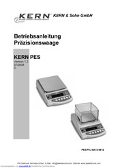 KERN PEJ Betriebsanleitung